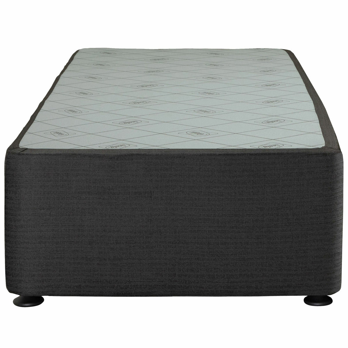 Sealy Long Single Spacesaver Base Left Drawers - Black Fabric, Patented Module Support - 728136