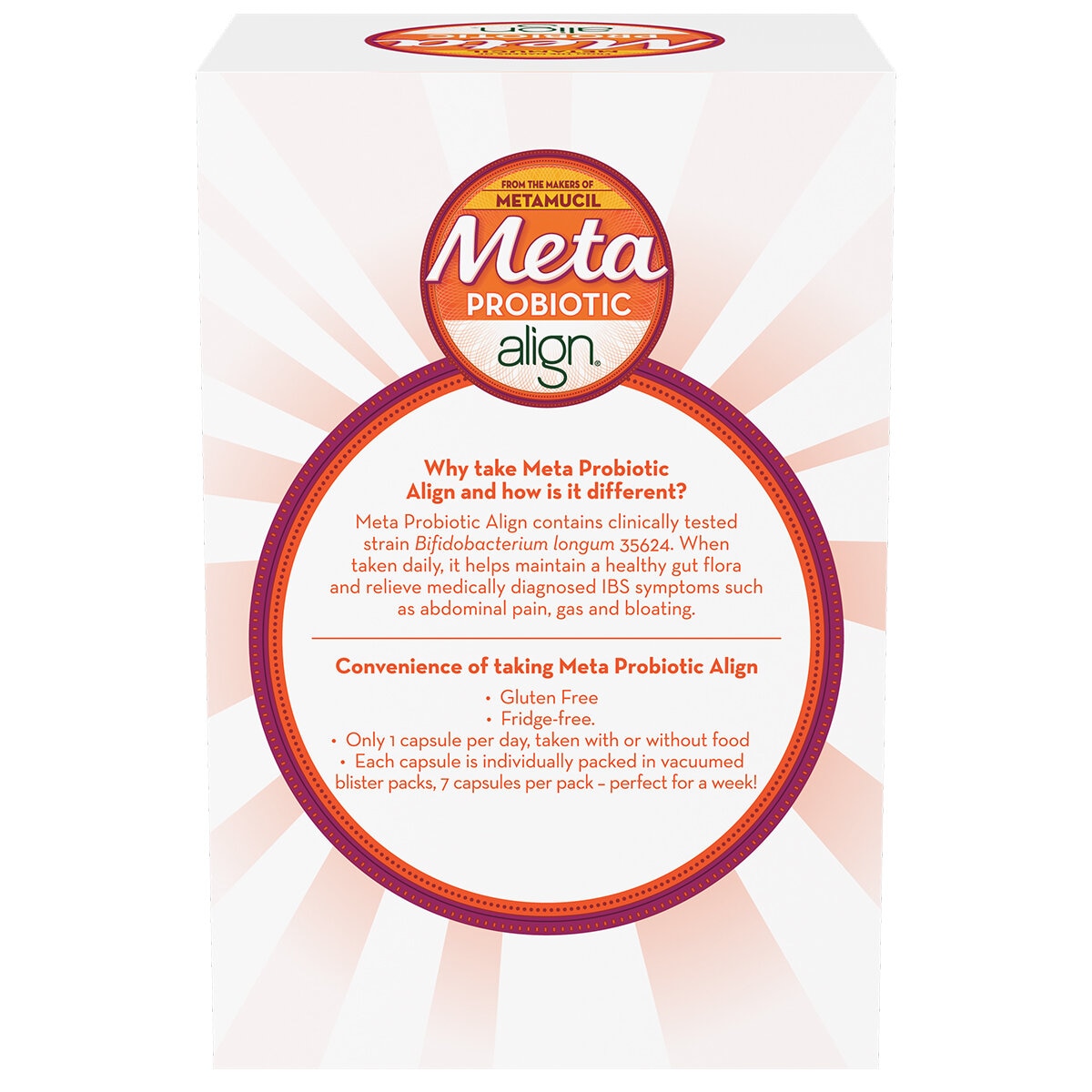Meta Probiotic Align 63 Capsules - SuperSaverAU - view 2