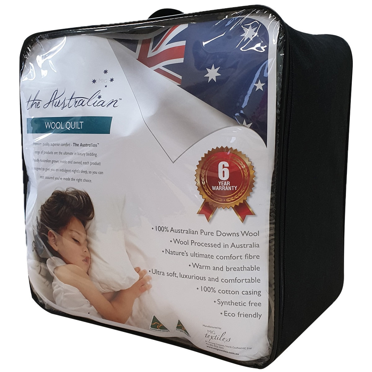 The Australian Wool Fill Quilt Super King - SuperSaverAU - view 1