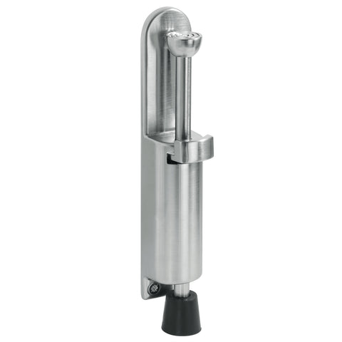 Delf Trade 30 x 165 x 30mm Satin Chrome Zinc Alloy Foot Operated Door Stop