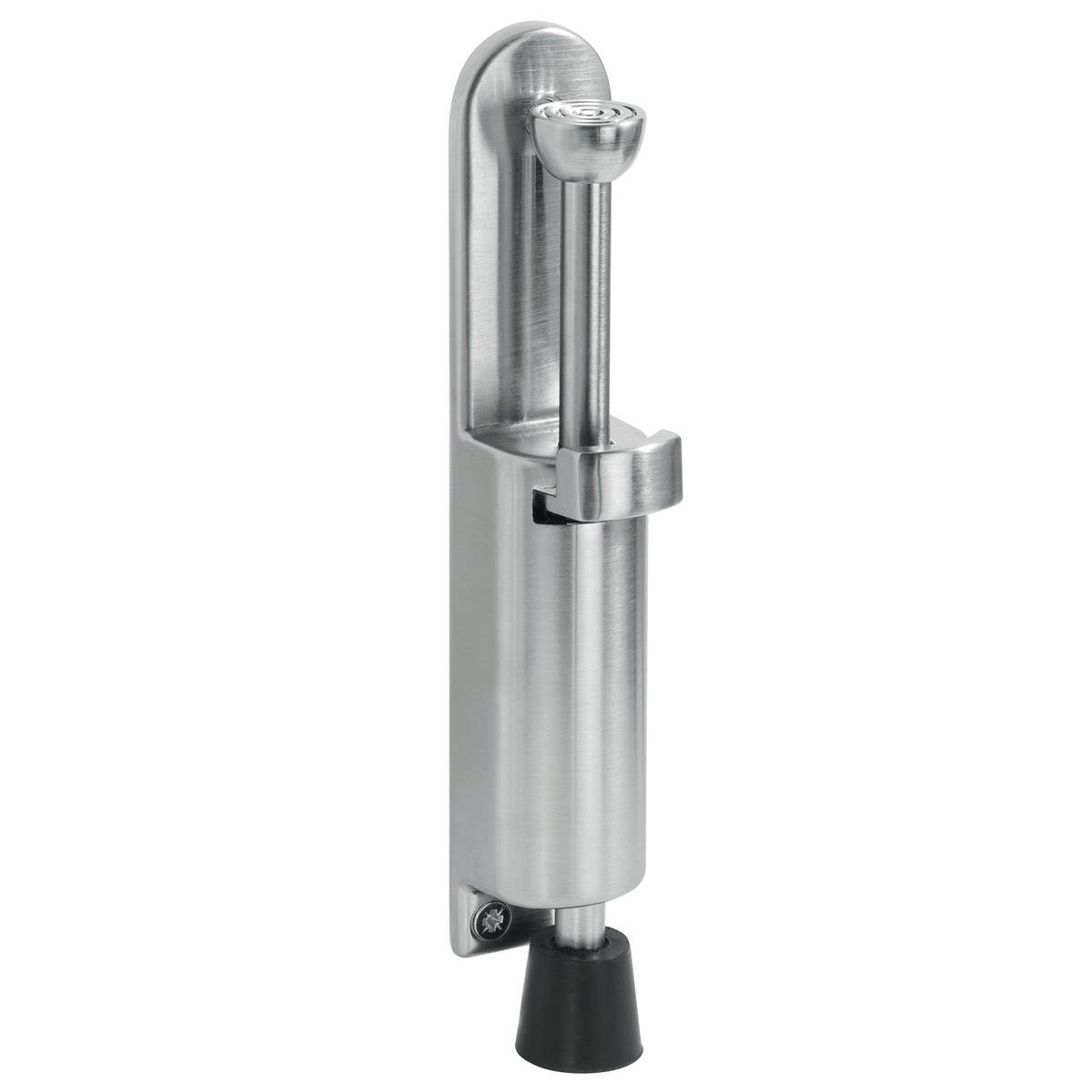 Delf Trade 30 x 165 x 30mm Satin Chrome Zinc Alloy Foot Operated Door Stop