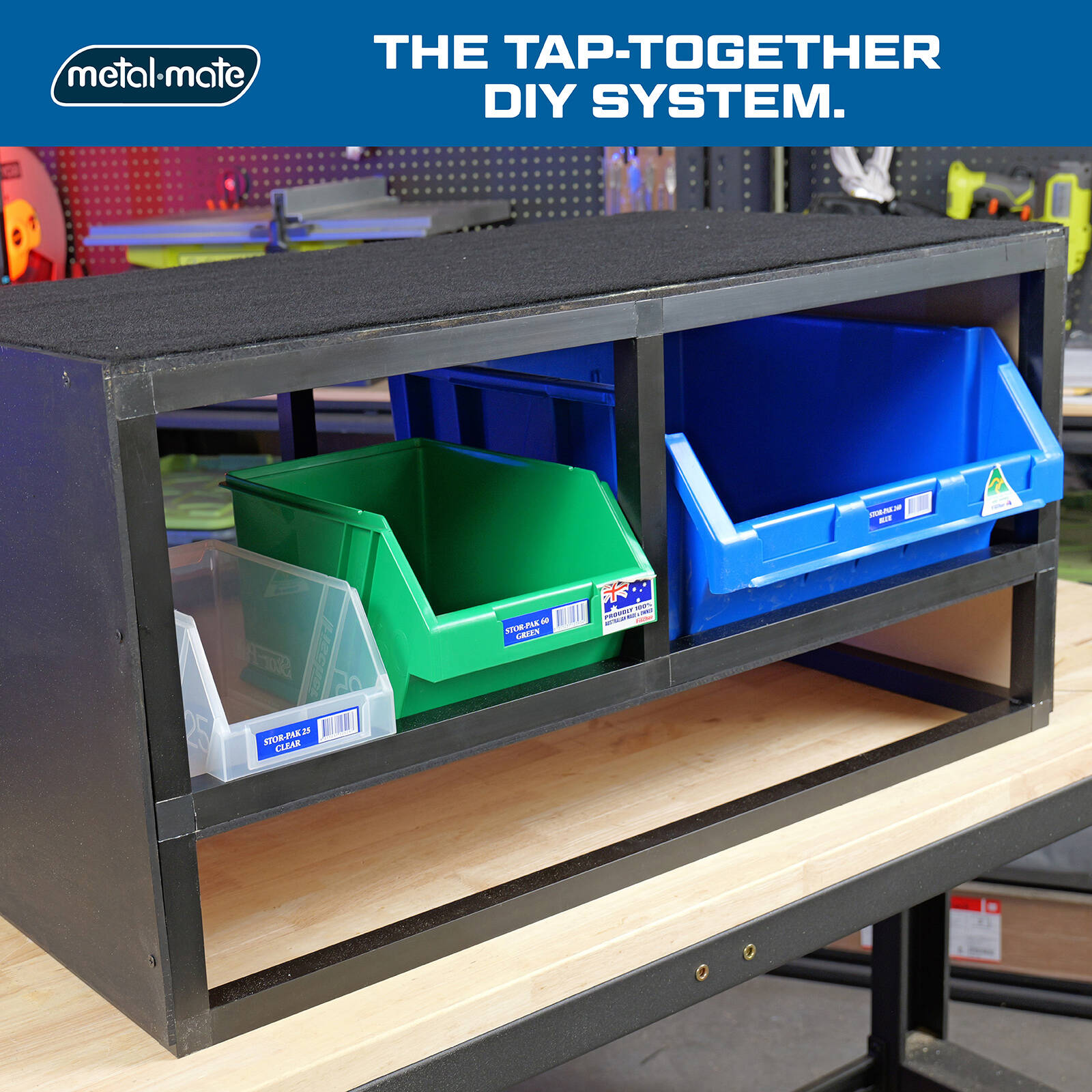 Metal Mate 2 Way Connect-It Corner Joiner, Plastic