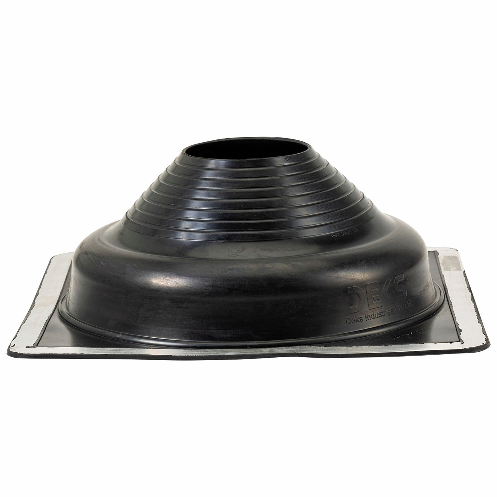 Deks Dektite Premium Roof Flashing 150-300mm Black EPDM, Retrofittable