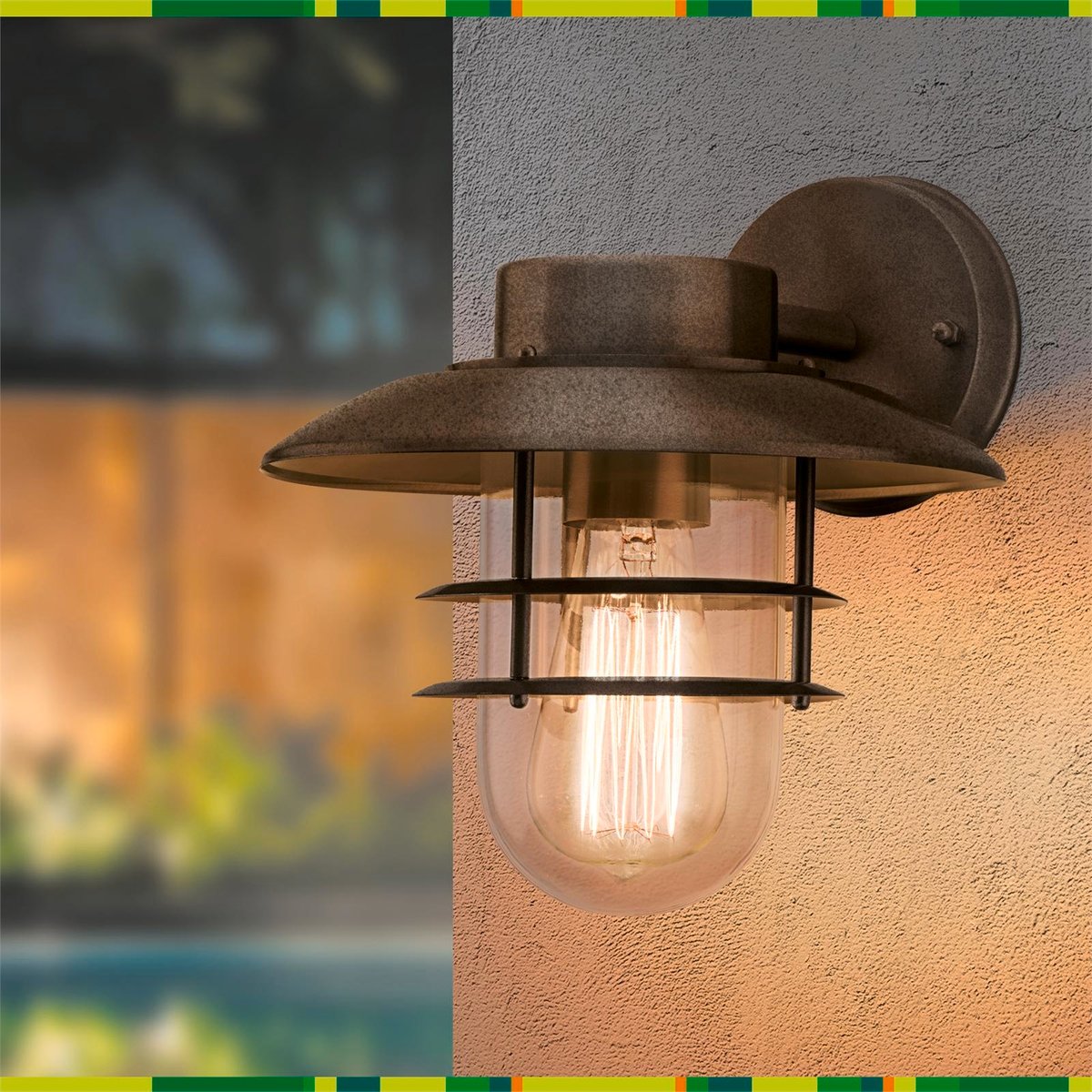 Verve Design Nautical Wall Light, Antique Bronze Stainless Steel ABL372BA