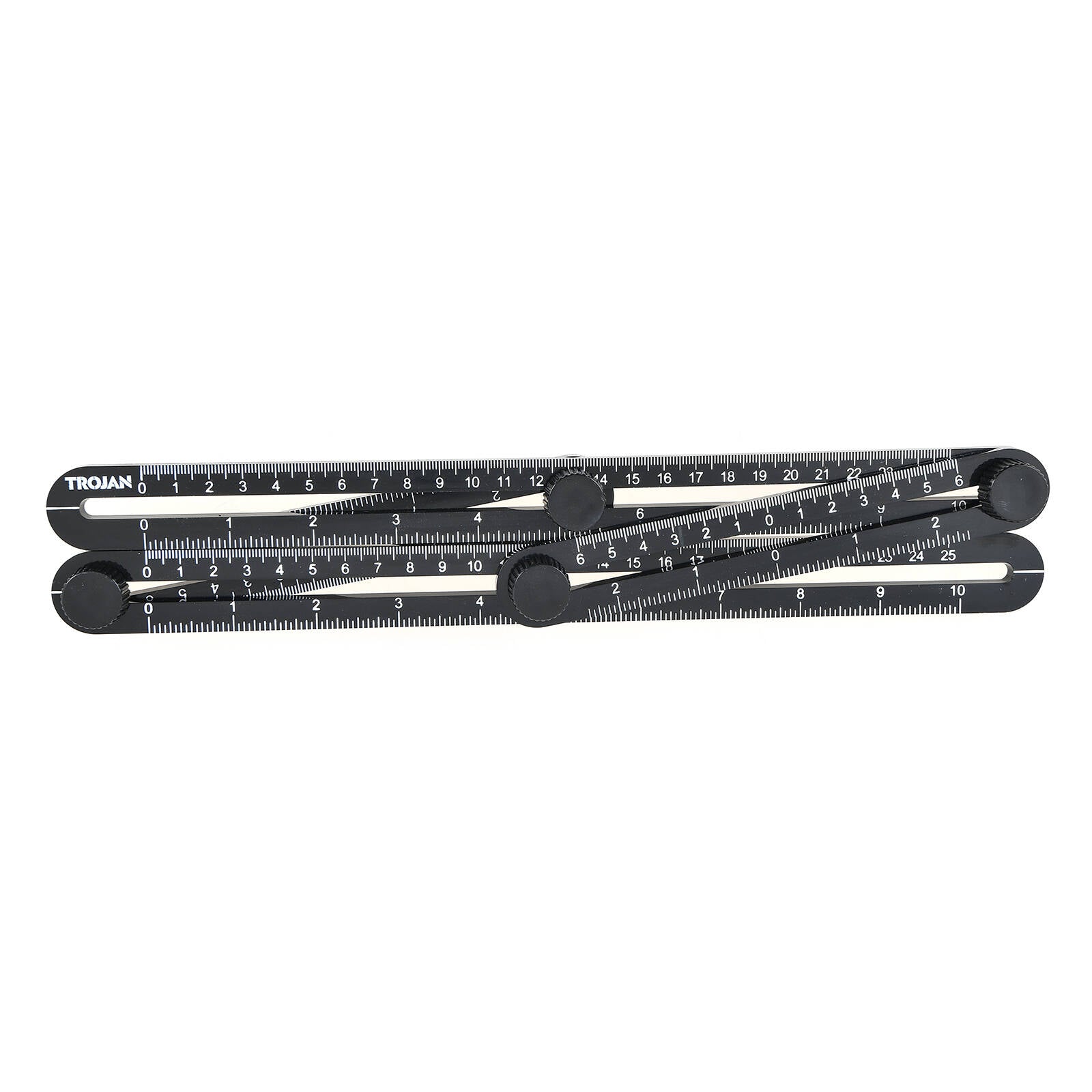 Trojan 250mm Template Tool with Metric and Imperial Graduations