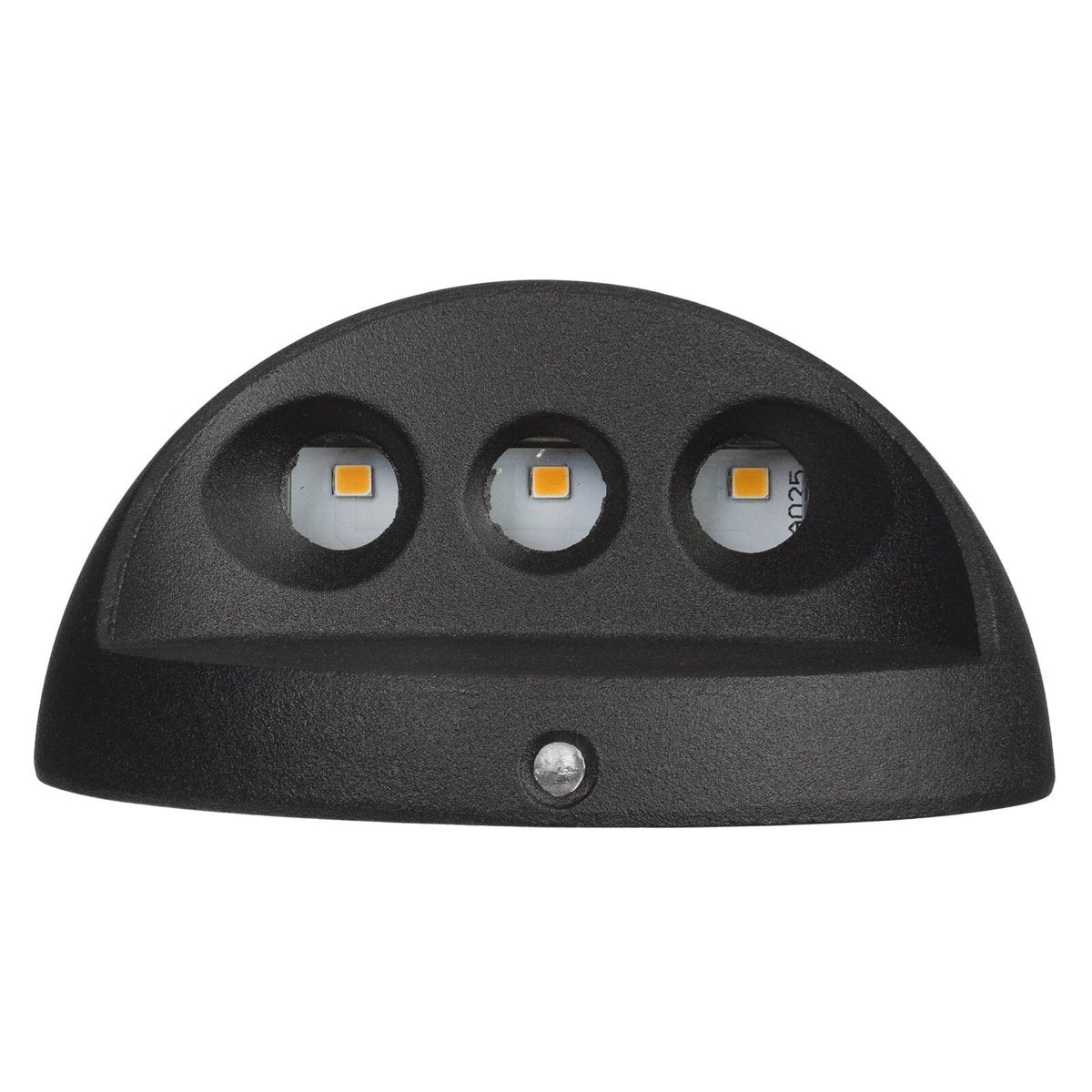 Brilliant 2W Black Waymaker Round Garden LED Step Light - 88mm x 88mm x 44mm - SuperSaverAU - view 2