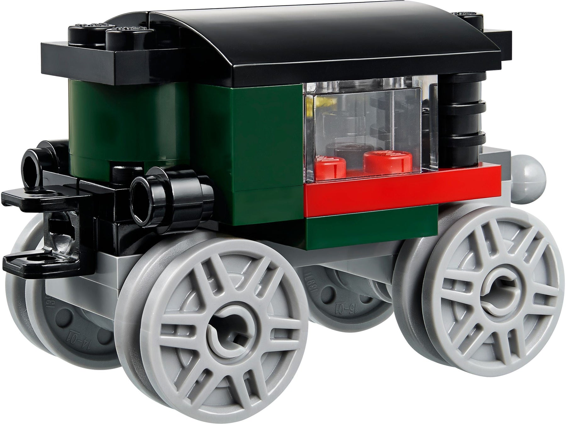 LEGO 31015 Emerald Express 3-in-1 Steam Train, Rocket, Carriage - SuperSaverAU - view 4
