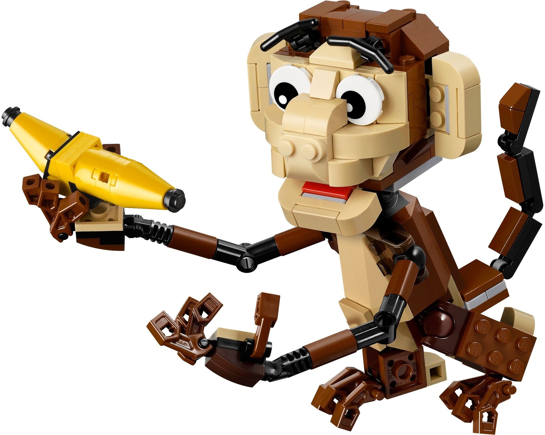 LEGO 31019 Creator 3-in-1 Forest Animals: Monkey, Bear & Squirrel - SuperSaverAU - view 2