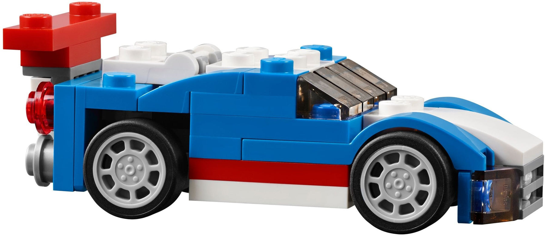 LEGO 31027 Blue Racer 3-in-1 Sports Car, Snowplow, Buggy - SuperSaverAU - view 5