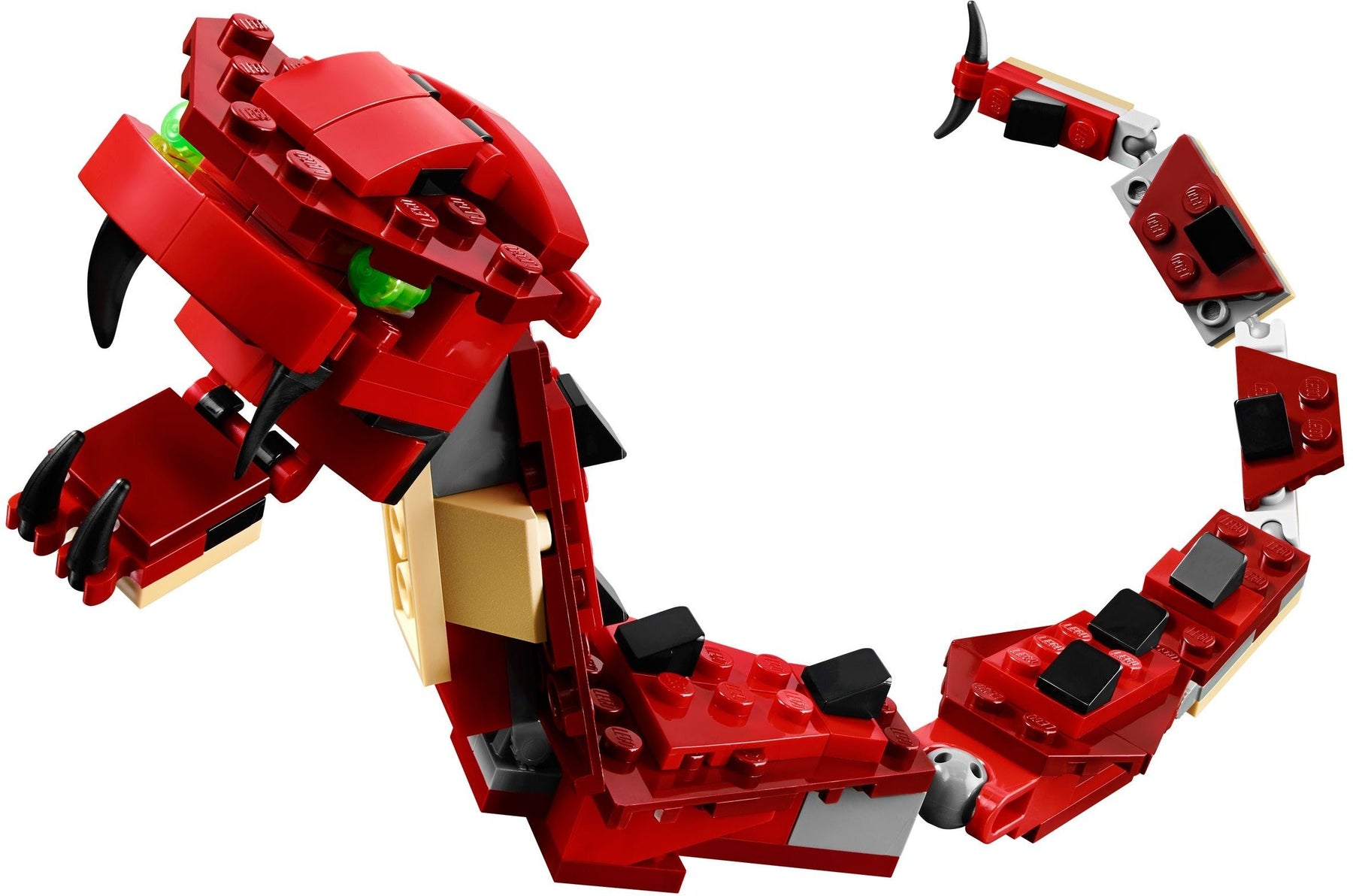 LEGO 31032 Red Creatures 3-in-1 Dragon, Snake & Scorpion - SuperSaverAU - view 3