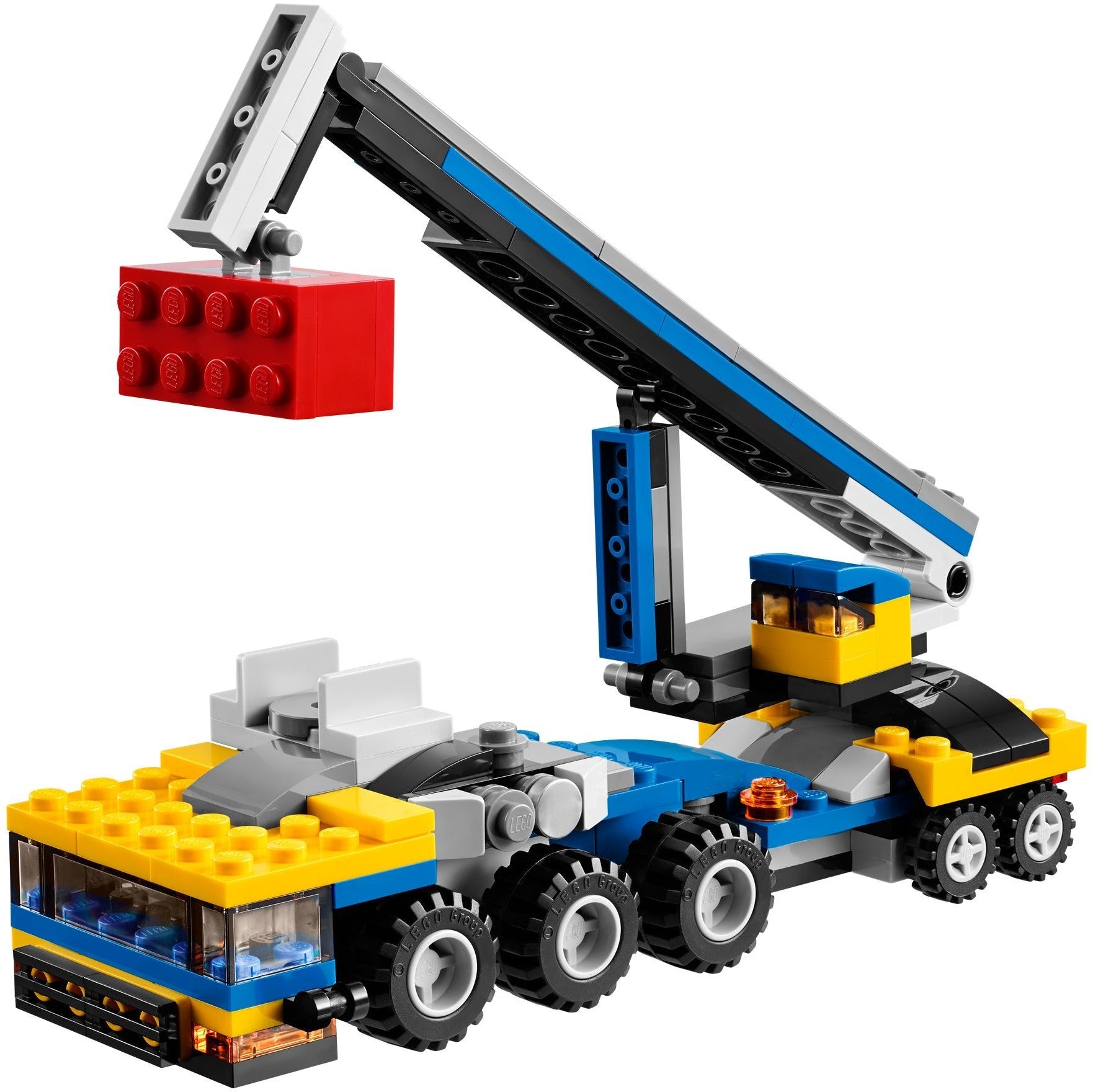 LEGO 31033 Vehicle Transporter: Car Carrier Truck & Trailer 3-in-1 - SuperSaverAU - view 6