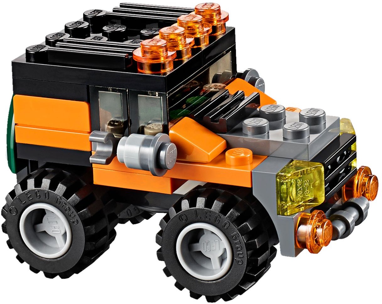 LEGO 31043 Chopper Transporter: Truck & Helicopter 3-in-1 Set - SuperSaverAU - view 5