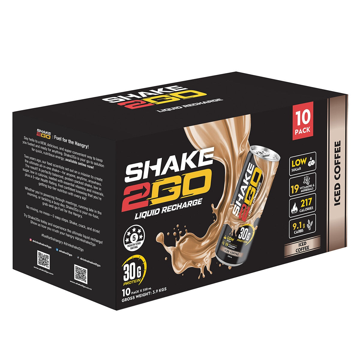 Shake 2 Go Chocolate Protein Shake 10 x 350ml