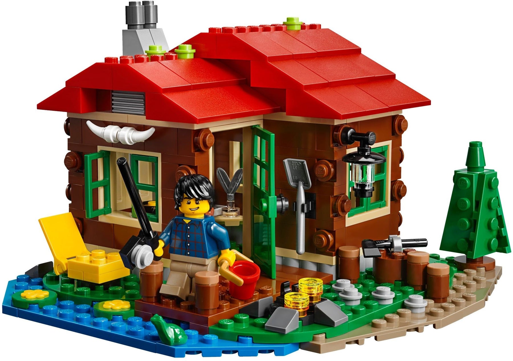 LEGO 31048 Lakeside Lodge 3-in-1 Building Kit - SuperSaverAU - view 3