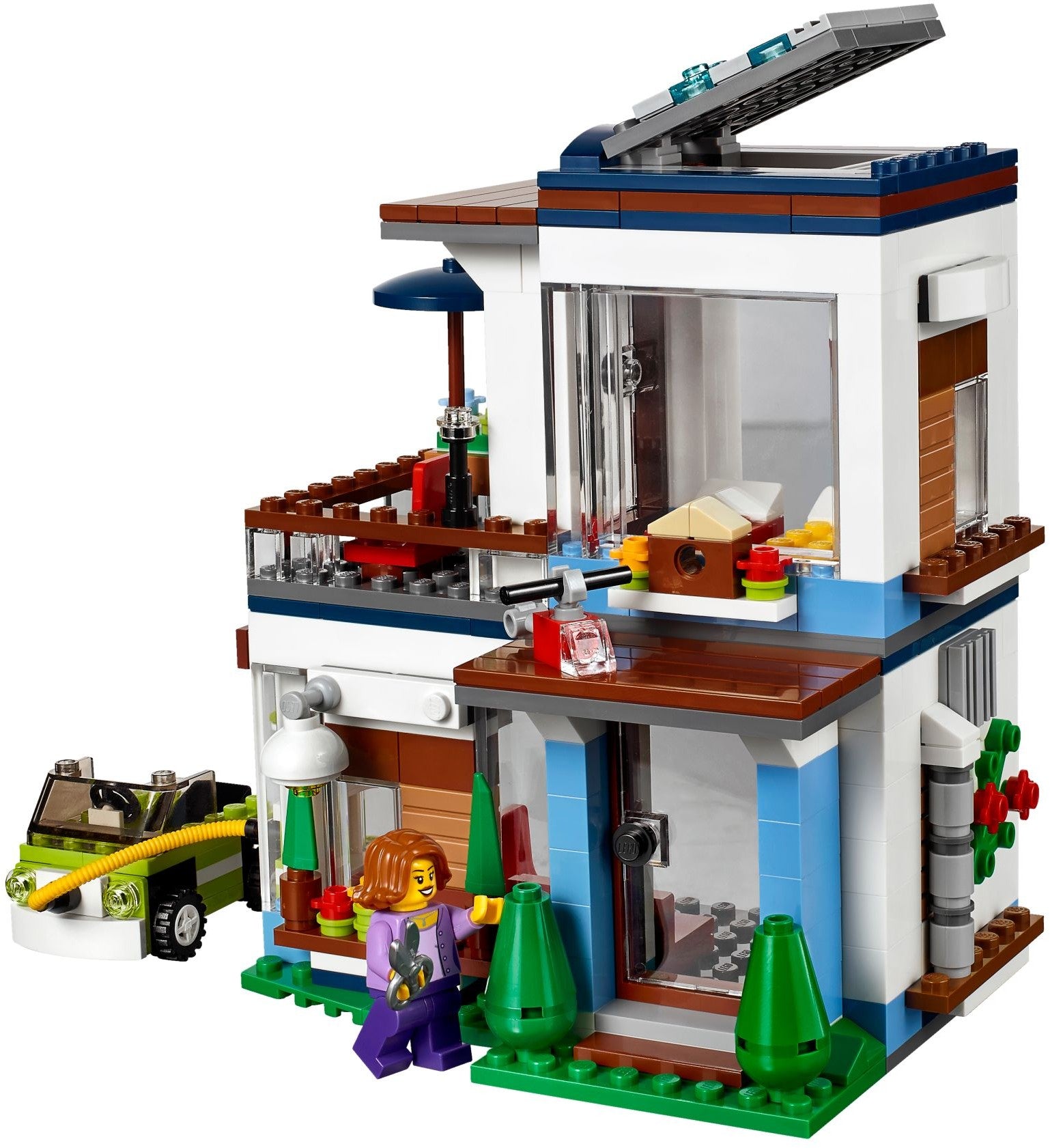 LEGO 31068 Modern Home 3-in-1 Creator Set: Build, Customize, Play! - SuperSaverAU - view 3