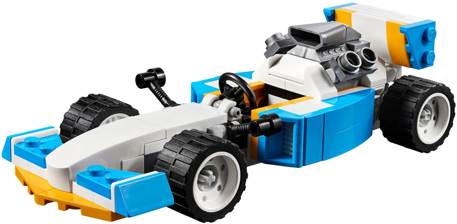 LEGO 31072 Extreme Engines: Race Car, Hot Rod & Speedboat 3-in-1 - SuperSaverAU - view 2