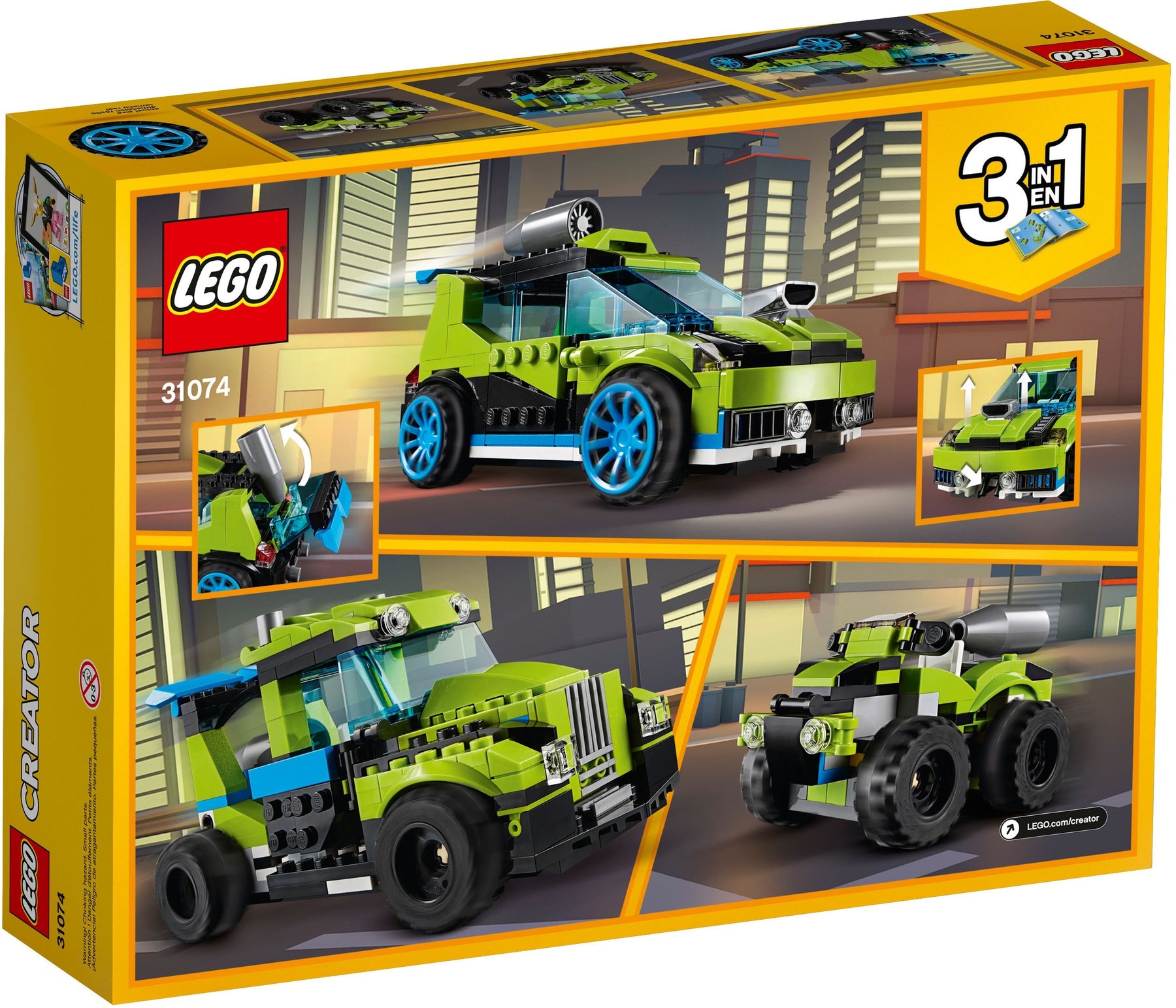 LEGO 31074 Creator Rocket Rally Car- Auzzi Store