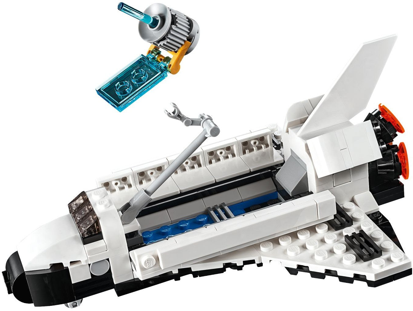 LEGO 31091 Shuttle Transporter: 3-in-1 Space Shuttle, Helicopter & Car Toy - SuperSaverAU - view 3