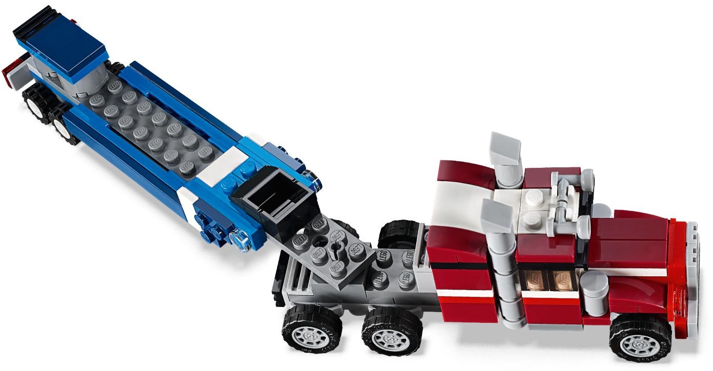 LEGO 31091 Shuttle Transporter: 3-in-1 Space Shuttle, Helicopter & Car Toy - SuperSaverAU - view 5