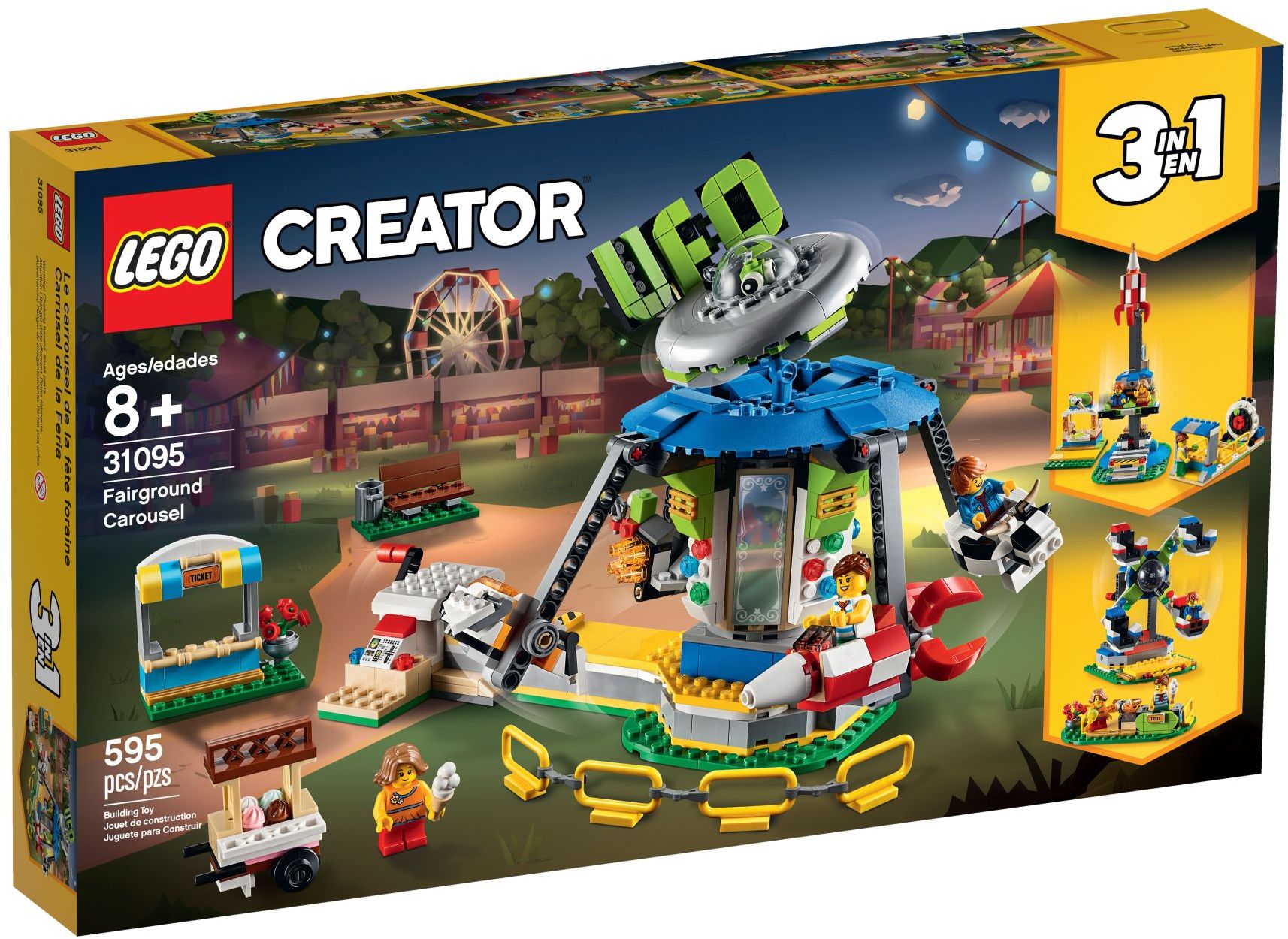 LEGO 31095 Creator Fairground Carousel- Auzzi Store