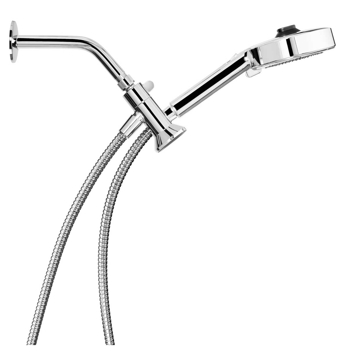 Water-Saving Hand Shower with Dual Docking, Pause Button and Rotating Spray Dial by Brondell Powerspray — image 4