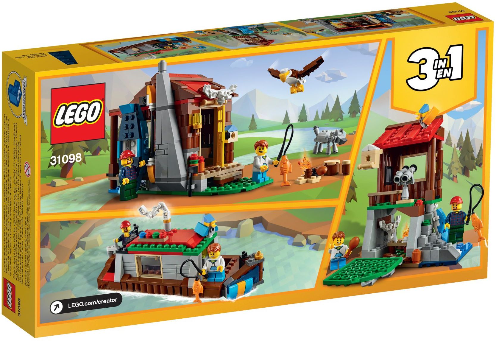 LEGO 31098 Outback Cabin | 3-in-1 Creator Set - SuperSaverAU - view 4