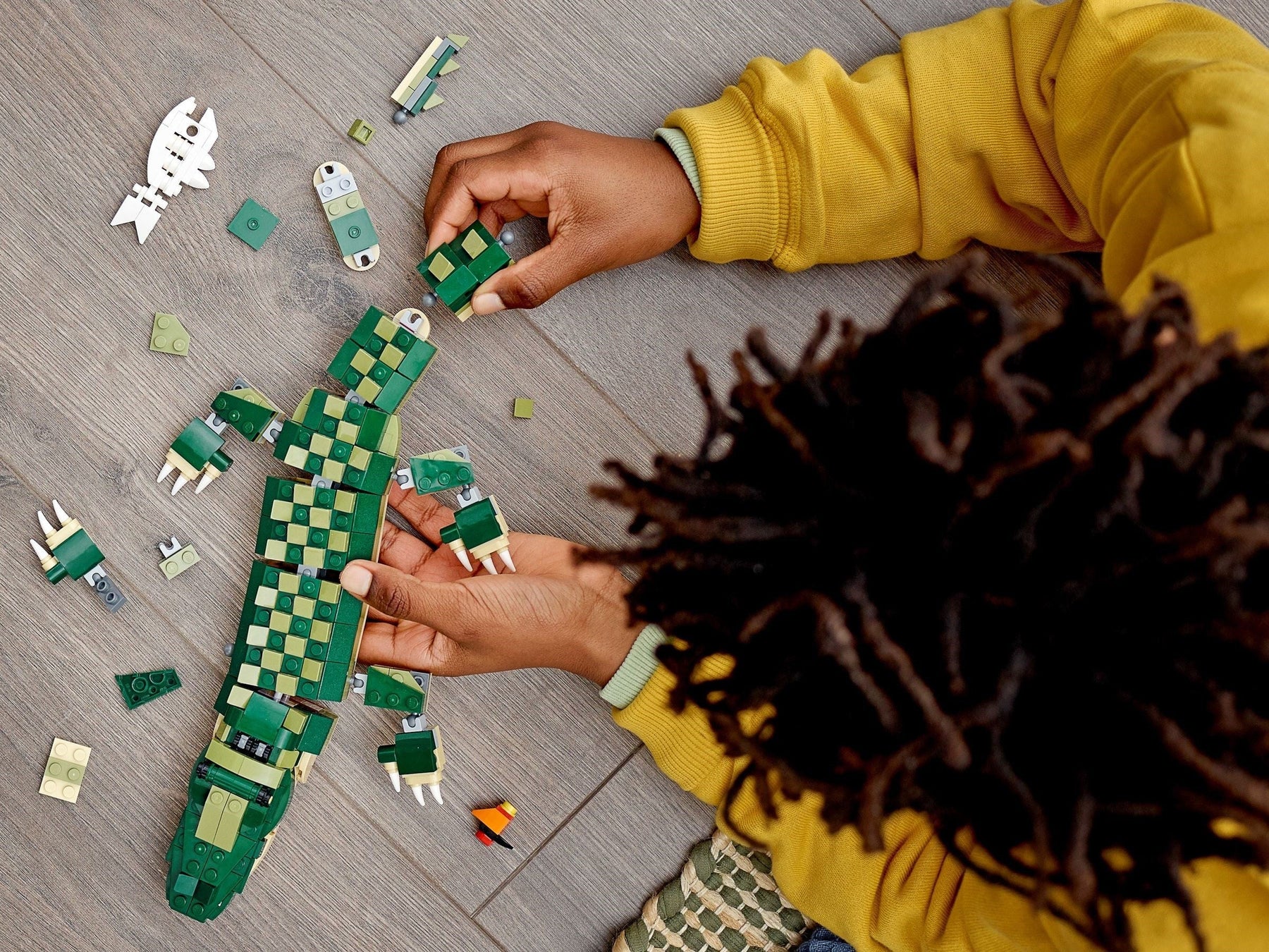 LEGO 31121 Creator 3in1 Crocodile, Snake & Frog Animal Set - SuperSaverAU - view 4