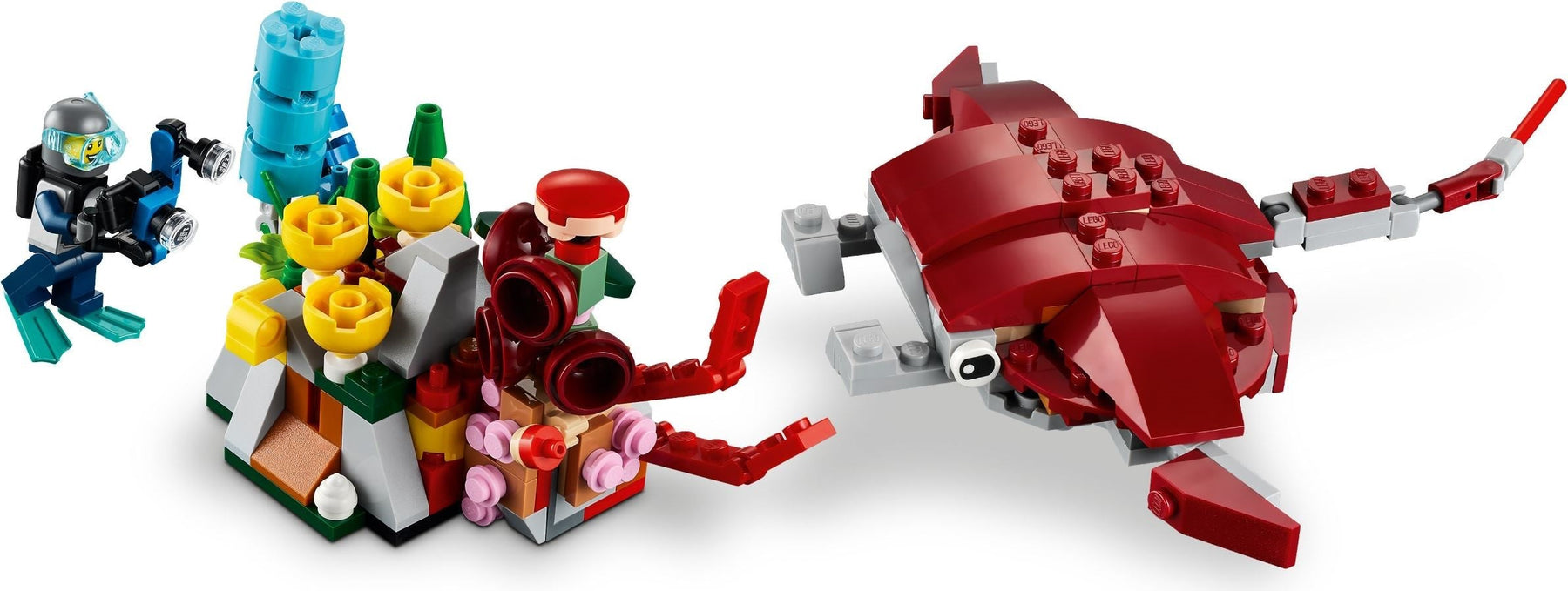 LEGO 31130 Sunken Treasure Mission: Submarine, Octopus & More! - SuperSaverAU - view 5