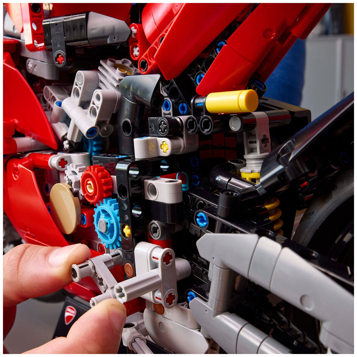 LEGO Technic Ducati Panigale V4 S Motorcycle Model Building Set 42202 - SuperSaverAU - view 8