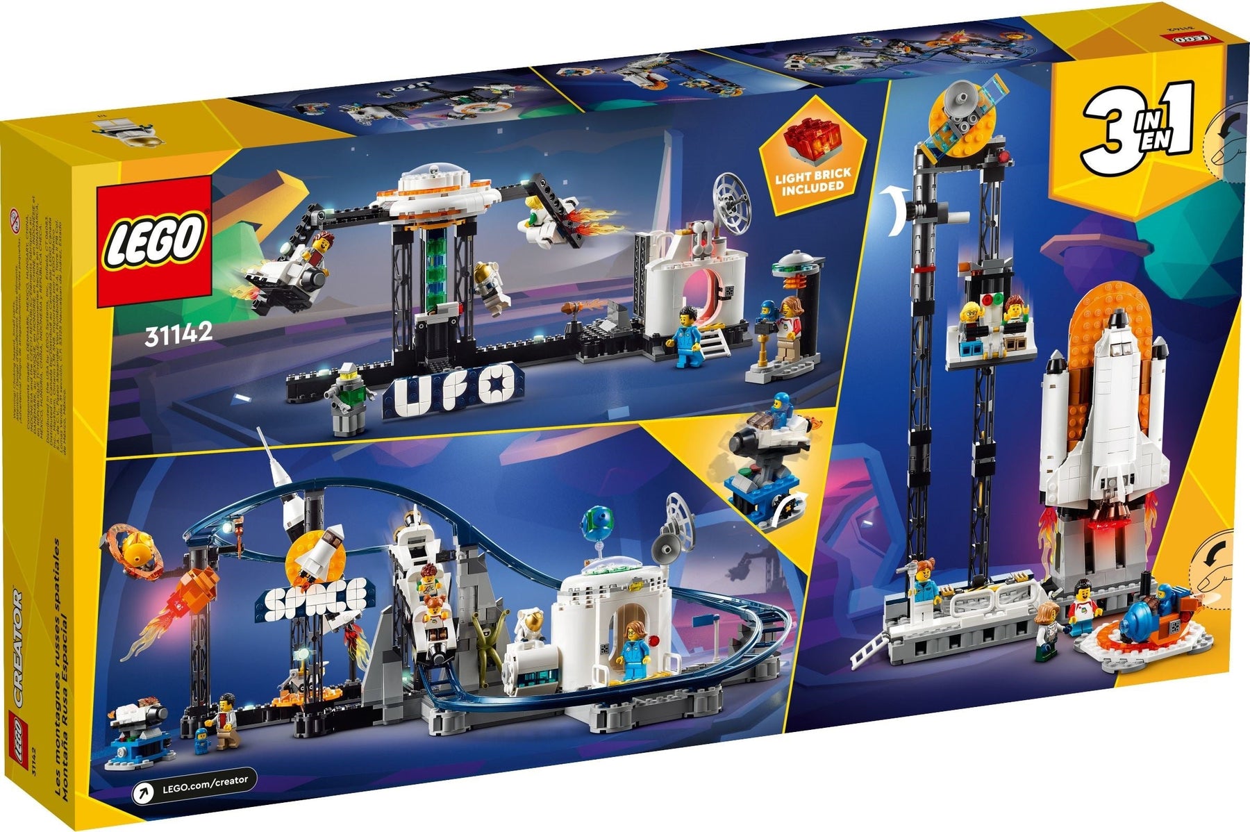 LEGO Creator 3in1 Series 31142 Space Roller Coaster- Auzzi Store
