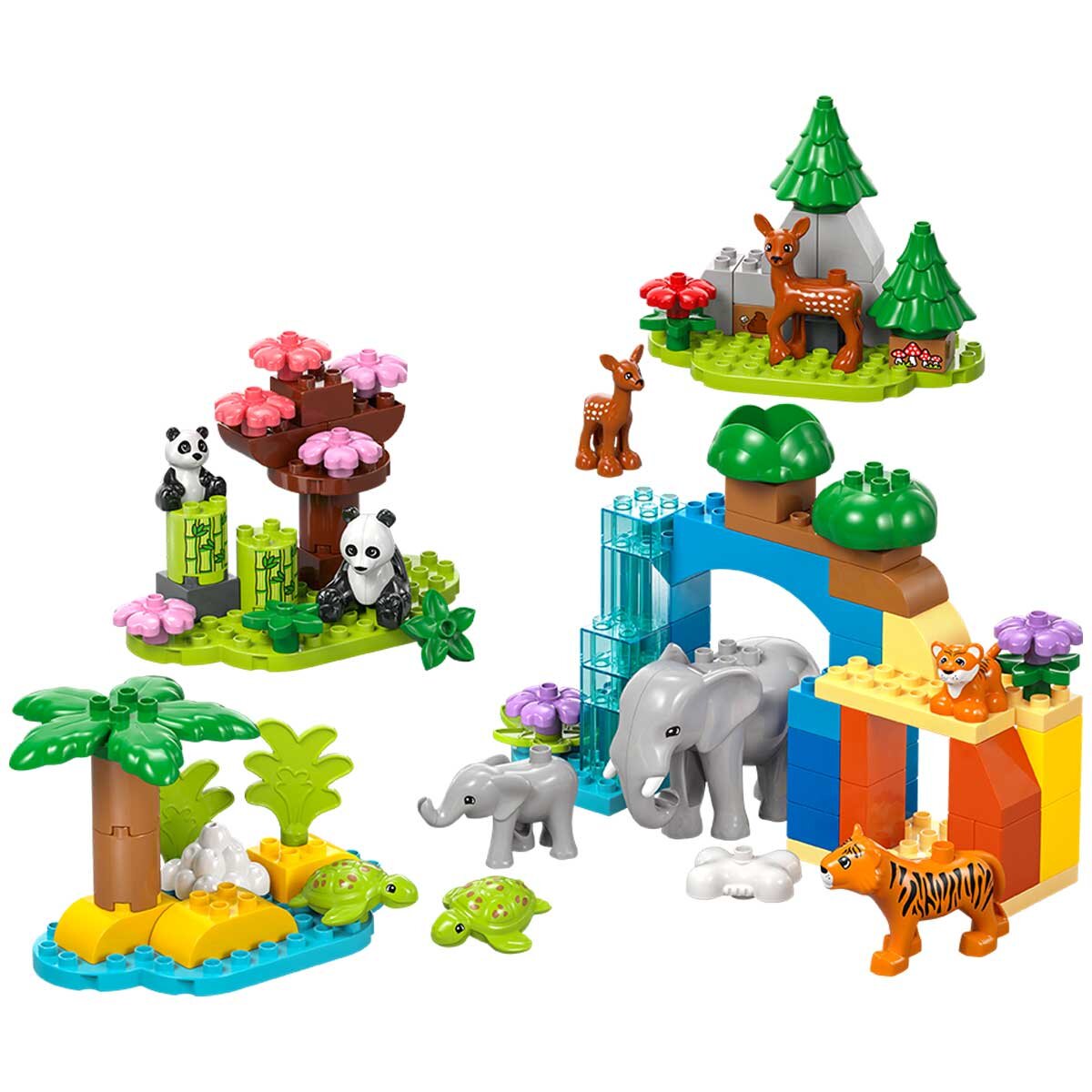 LEGO DUPLO Town 3 In 1 Wild Animal Families 10446 - SuperSaverAU - view 2