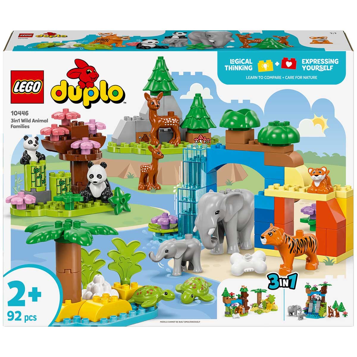 LEGO DUPLO Town 3 In 1 Wild Animal Families 10446 - SuperSaverAU - view 7