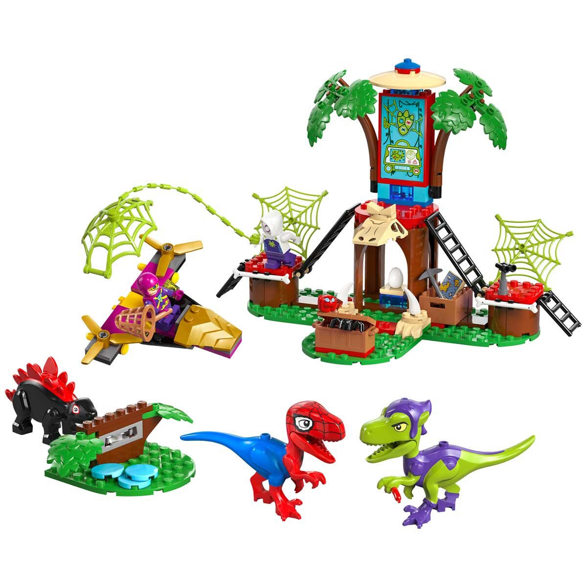 LEGO Marvel Spidey And Gobby’s Raptor Battle At Tree House HQ 11200 - SuperSaverAU - view 3