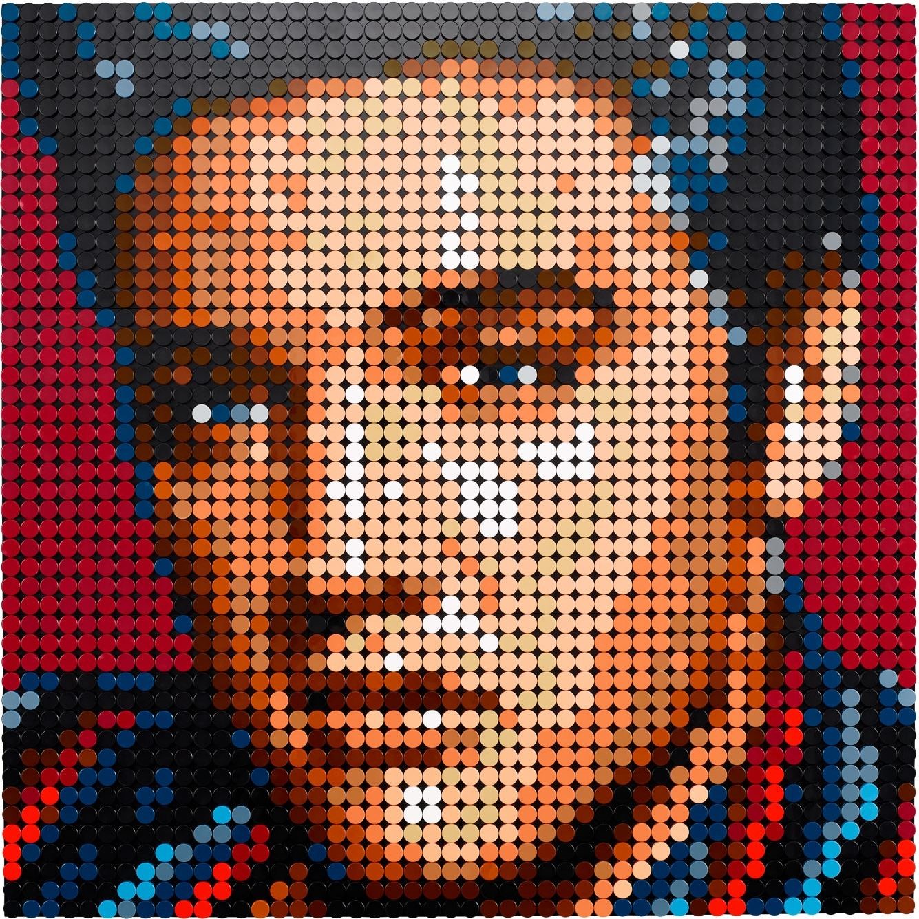 LEGO 31204 Elvis Presley “The King” Portrait - Buildable Wall Art - SuperSaverAU - view 3