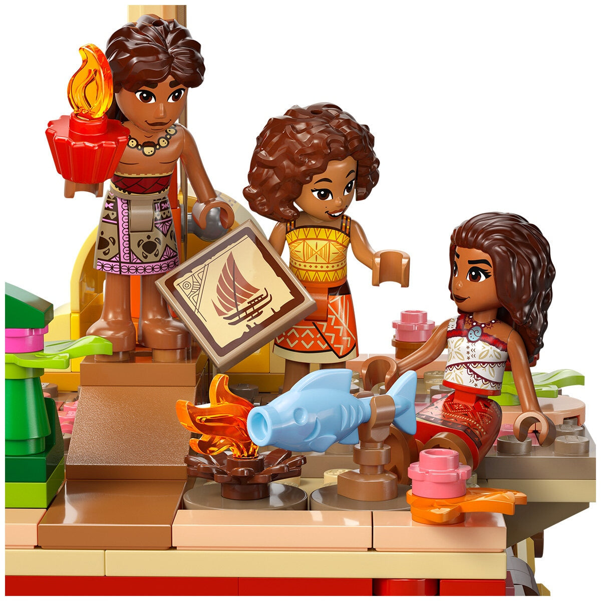 LEGO Disney Moana’s Adventure Canoe Fantasy Toy Model Kit 43270 - SuperSaverAU - view 4