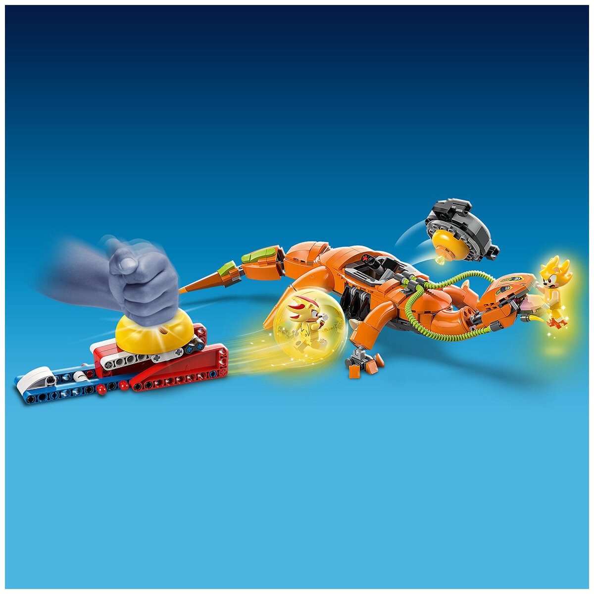 LEGO Sonic the Hedgehog Super Shadow Vs. Biolizard Gamer Gift Toy 77003 - SuperSaverAU - view 4