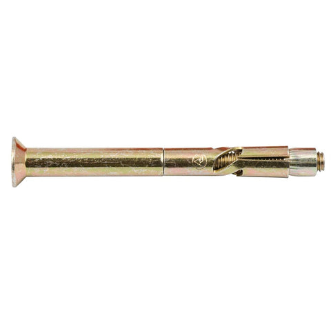 Ramset DynaBolt Plus 8 x 85mm Countersunk Masonry Anchor - Gold Passivated