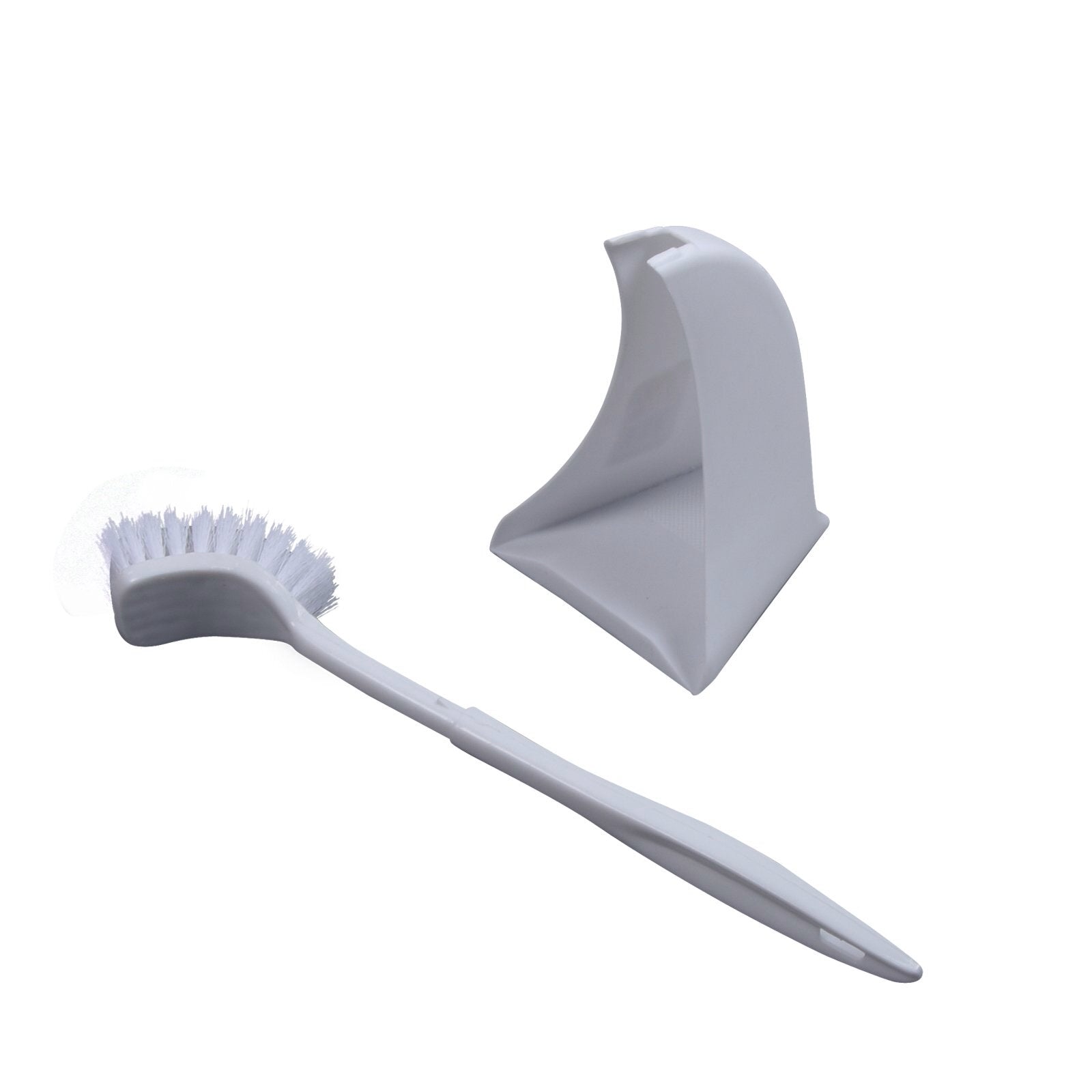 All Set 125mm White Polypropylene Toilet Brush Set