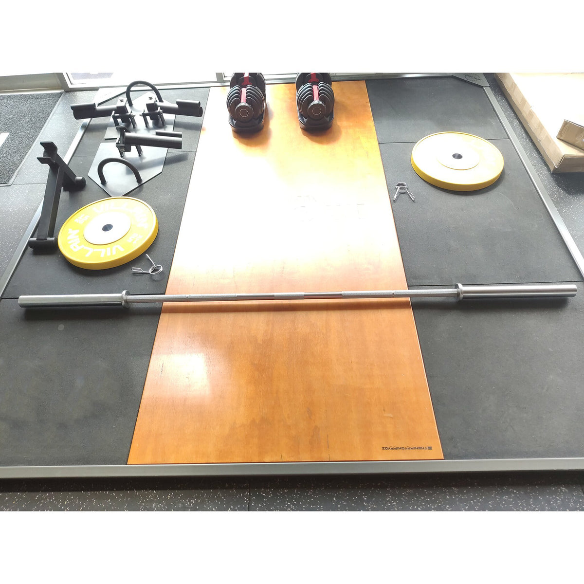 Insource 2.2m Olympic Powerlifting Bar - 2000lbs Load Rating and Extra Long Sleeves - OLY22POWER20KG01