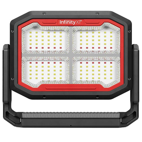 Infinity X1 Dual Powered Solar Work Light 3000 Lumen with Adjustable Kelvin Settings, Dual Charging, Magnet Handle, and Foldable Hook - SuperSaverAU - view 1