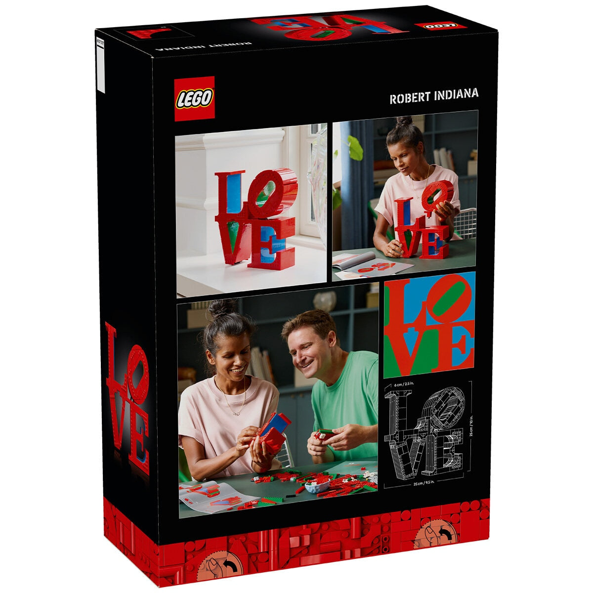 LEGO Art LOVE, Gift For Couples And Home Decor Idea 31214 - SuperSaverAU - view 8
