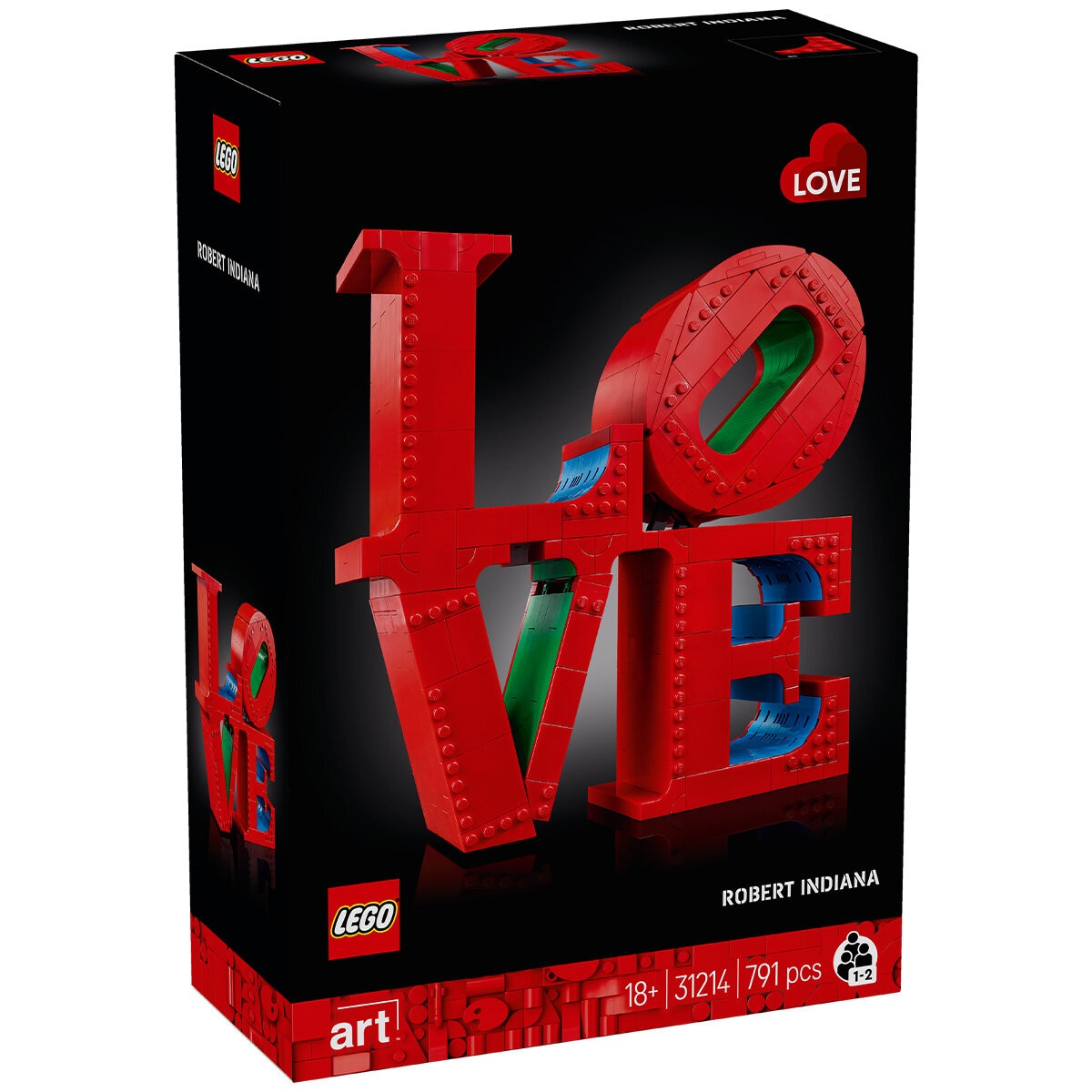 LEGO Art LOVE, Gift For Couples And Home Decor Idea 31214 - SuperSaverAU - view 7