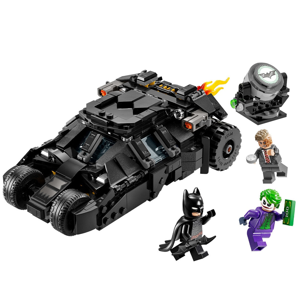 LEGO DC Batman: Batman Tumbler Vs. Two-Face And The Joker Toy Car 76303 - SuperSaverAU - view 2
