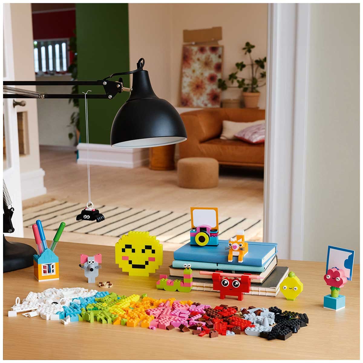 LEGO Classic Creative Happy Box Colourful Building Bricks Toy 11042 - SuperSaverAU - view 3