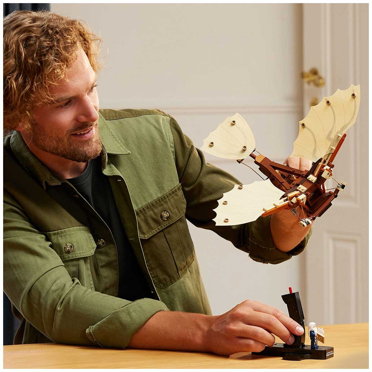 LEGO Icons Leonardo da Vinci’s Flying Machine Desk Decor Set for Adults 10363 - SuperSaverAU - view 4
