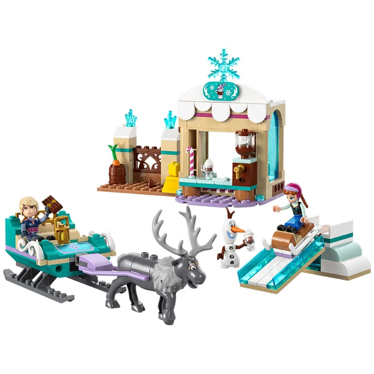 LEGO Disney Frozen Anna’s Sleigh Adventure Buildable Model Toy Kit 43256 - SuperSaverAU - view 2