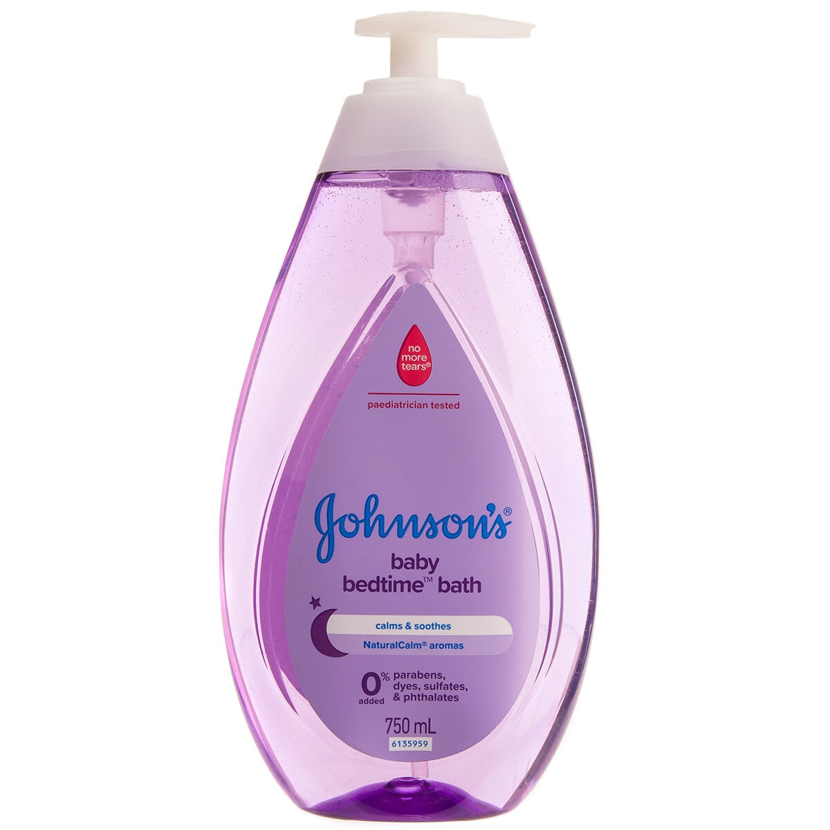 Johnson's Baby Bedtime Baby Bath 2 x 750ml - Soothing Formula with NaturalCalm Aromas - SuperSaverAU - view 3