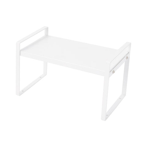 Ezystorage Small Expandable Pantry Shelf - 27-46 cm - White - Space Saver - SuperSaverAU - view 1
