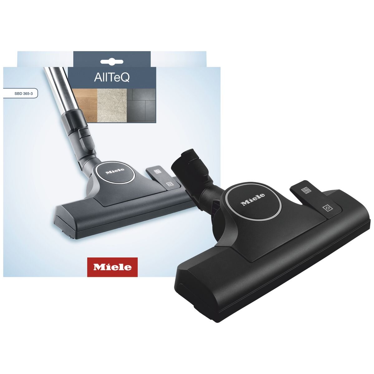 Miele SBD 365-3 AllTeQ vacuum cleaner floorhead - black, made in Germany, 2 year warranty - 11805640