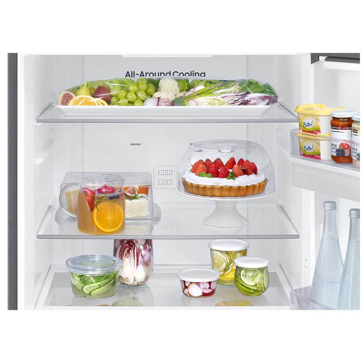 Samsung 455L Bottom Mount Fridge Black SRL4600BD - SuperSaverAU - view 7